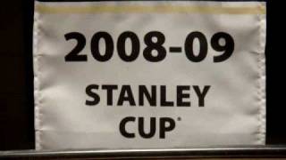 2009 Pittsburgh Penguins Banner Ceremony