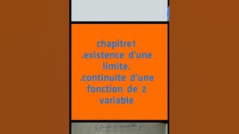 SMPC-S2: Analyse 2; Resume de coure fonction de deux variables.