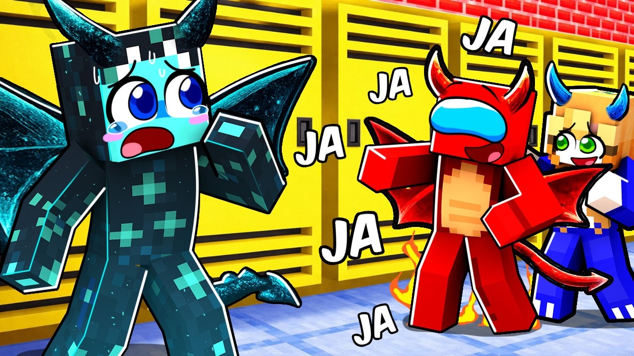 Mi PRIMER DIA en la ESCUELA de DRAGONES en Minecraft!