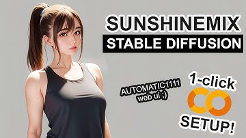 SunshineMix - Stable Diffusion 1-CLICK Google Colab Setup