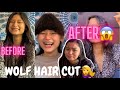 MULLET WOLF CUT💇‍♀️ TREND | Cut my Sister’s Hair @RashuShrestha *omg results*😱