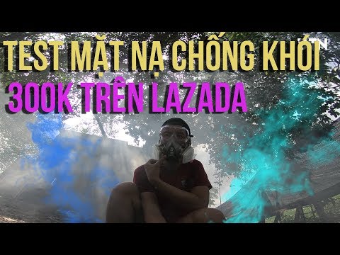 DTN  Test Thử Mặt Nạ Chống Khói Chống Độc 300k Trên Lazada và Cái Kết có Hậu