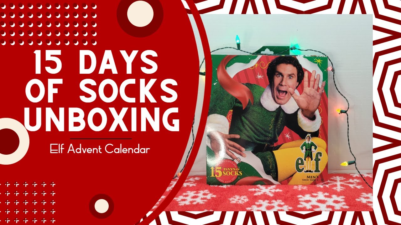 15 Days of Socks Elf Calendar Unboxing