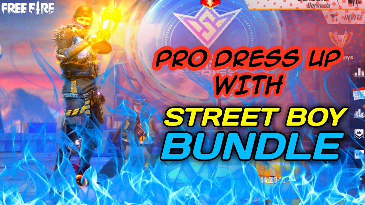Top 10 Pro Dress Combination With Street Boy Bundle || Pro 10 Dress Combinations || Garena Free Fire