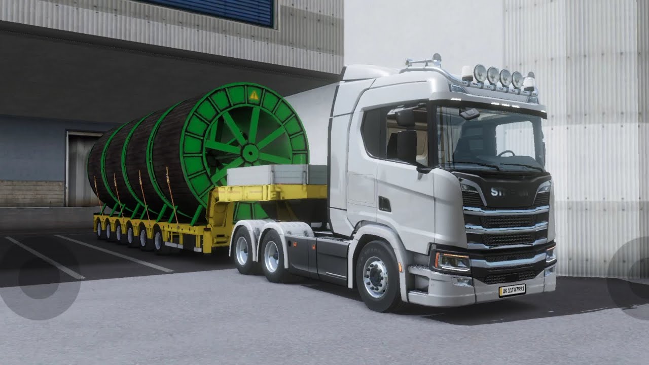 Massive Cable reels delivery 82 Tonnes 😱.. Airolo to Tremola ... Truckers of Europe 3 gameplay..