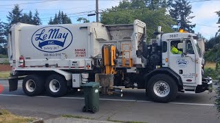 Lemay peterbilt 520 labrie on garbage 
