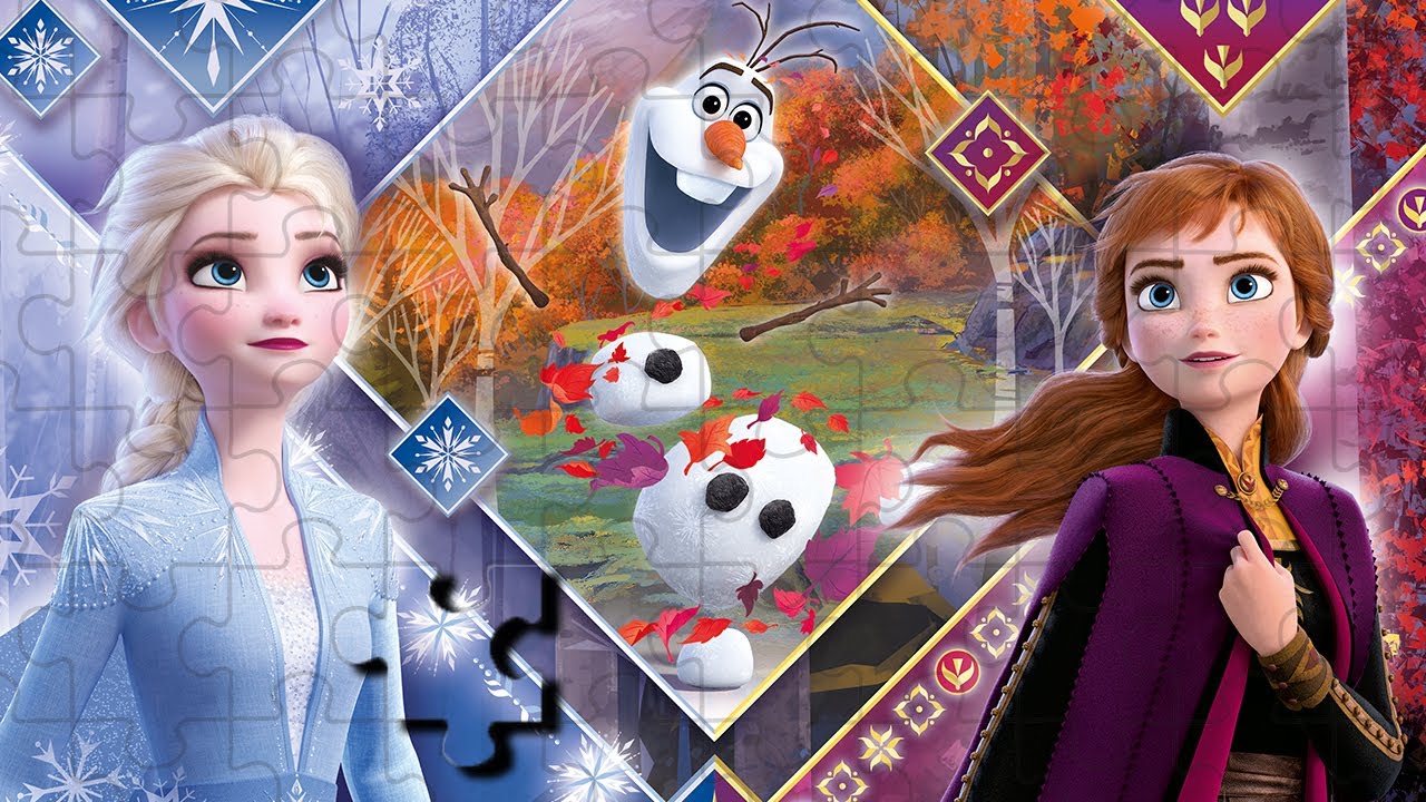 Disneys FROZEN 2 Puzzle Compilation ️ Disney Puzzle für Kinder - YouTube