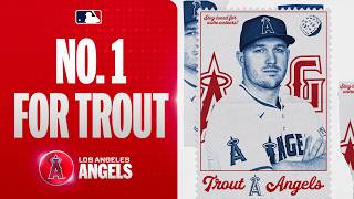 Mike Trout breaks a scoreless tie with his FIFTH career Opening Day home run for the Angels! 🎣