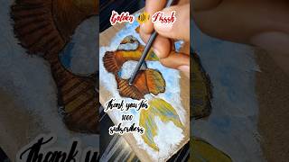 cardboard or canvas ??? #art #diy #drawing #fish #trendingshorts