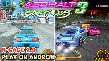 Asphalt 3 N-Gage 2.0 on Android 2025 (EKA2L1)