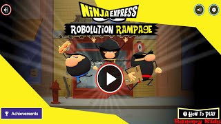 Ninja Express Robolution Rampage Game Gameplay For Kids - Hammy Kids