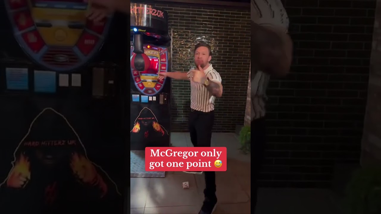 McGregor couldn't believe it 😳 