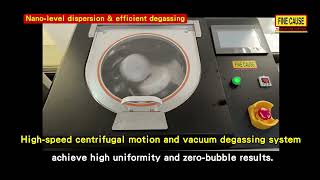 Planetary Centrifugal Mixers / Vacuum Degassing Mixer- GMFC700VS-TW -【FineCause】