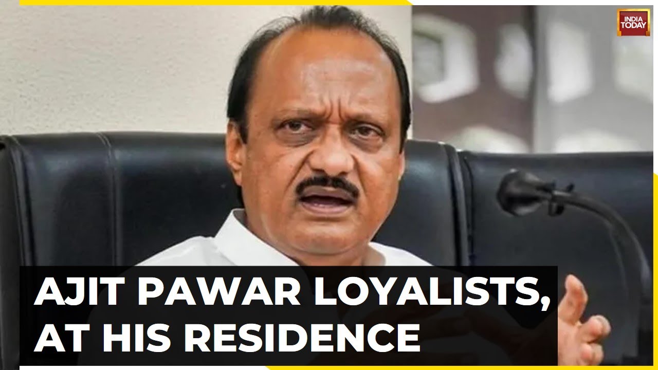 Ajit Pawar Loyalists, Sanjay Bansode Arrive At His Residence | Maharashtra Politics