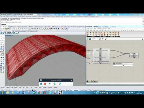 Rhino Grasshopper tutorial space frame truss system