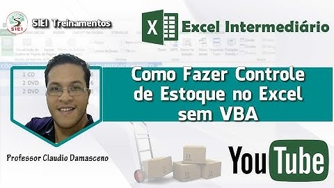 Planilha Controle de Estoque no Excel - SEM VBA