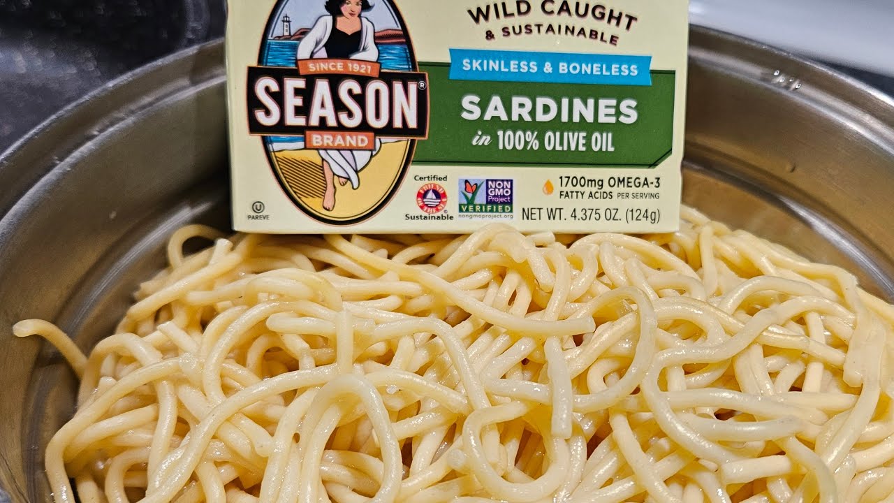 Cooking Seasons Sardines Pasta for LENTEN DIET #live #lentenseason #asmr