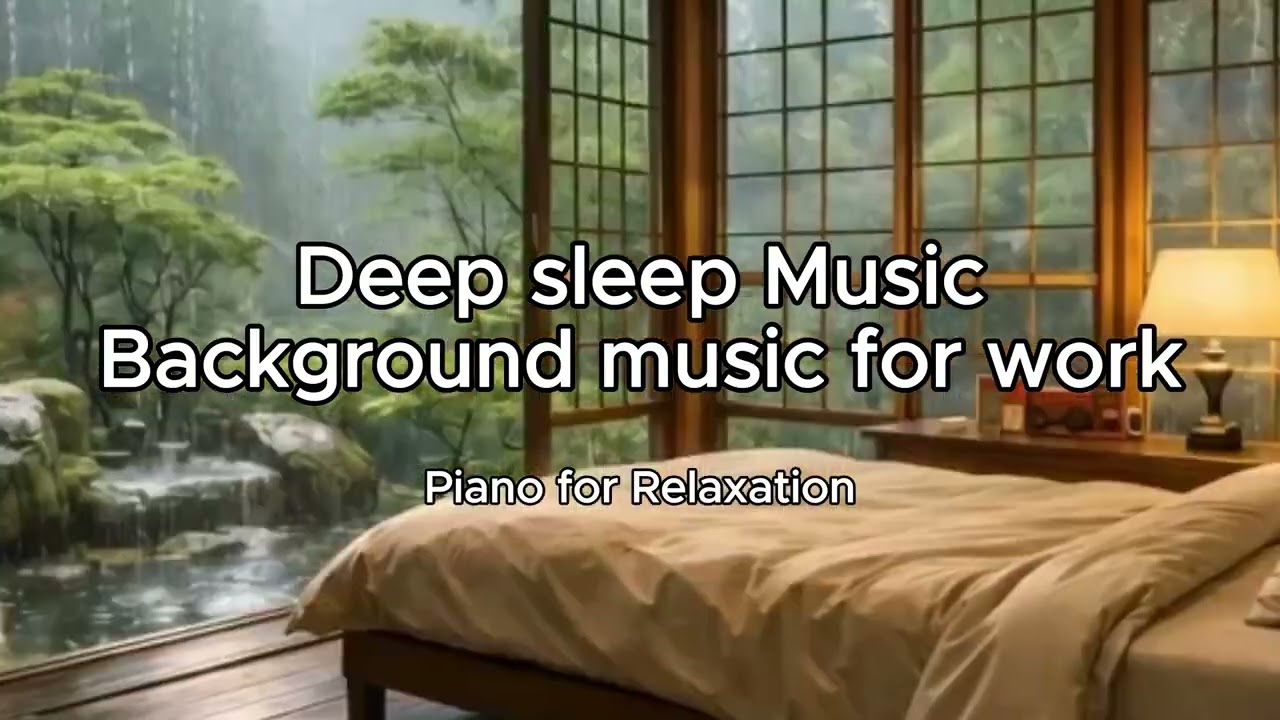 Deep Focus Piano–Background Music for Work|FALL INTO SLEEP INSTANTLY - Relaxing Sleep Music+Insomnia