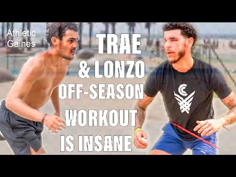 LONZO BALL AND TRAE YOUNG TEAM-UP FOR INSANE WORKOUT IN LA! YOU WON’T BELIEVE WHAT THEY DO