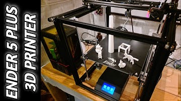 Ender 5 plus 3D printer - unboxing, build and first print