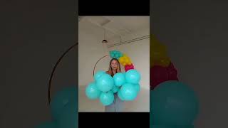 طريقه عمل ديكور بالونات بشكل احترافي،how to make Balloon decorations for birthday