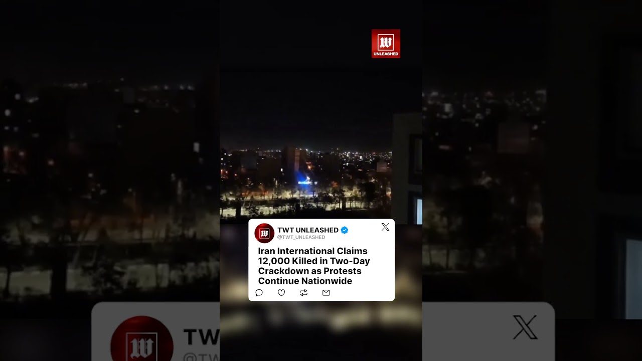 Iran International Claims 12,000 Killed in Two-Day Crackdown as Protests Continue Nationwide