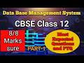 SQL PYQ | Most Expected | Class 12 CBSE SQL Query Based Questions | PYQ Query Based Question