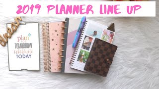 My 2019 Planner Line Up