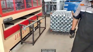Scaffolding Prop Manufacturing Video -  Adjustable Steel Props - Wellmade Scaffold