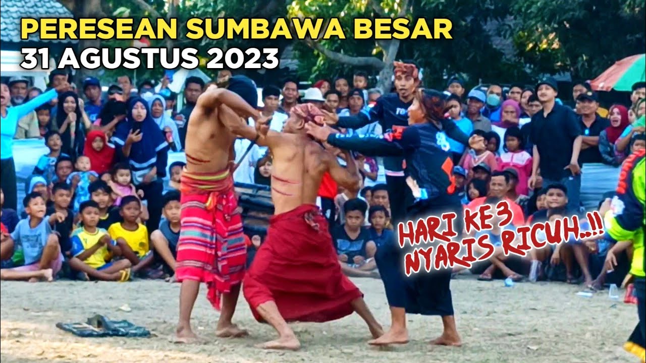 SERU PERESEAN TERBARU DI KODIM 1607 SUMBAWA BESAR || PERESEAN LOMBOK 31 AGUSTUS 2023
