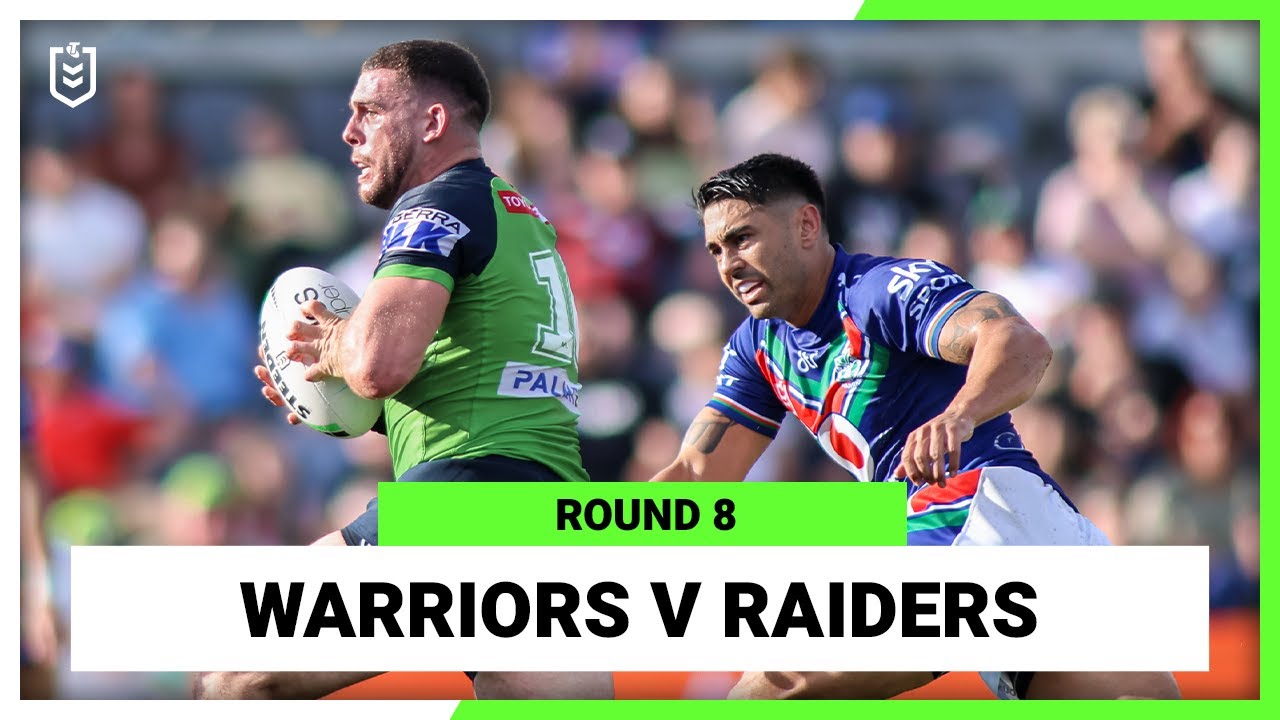 New Zealand Warriors v Canberra Raiders Round 8, 2022 Full Match Replay NRL