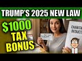 Understanding the New Tax Deduction Law
