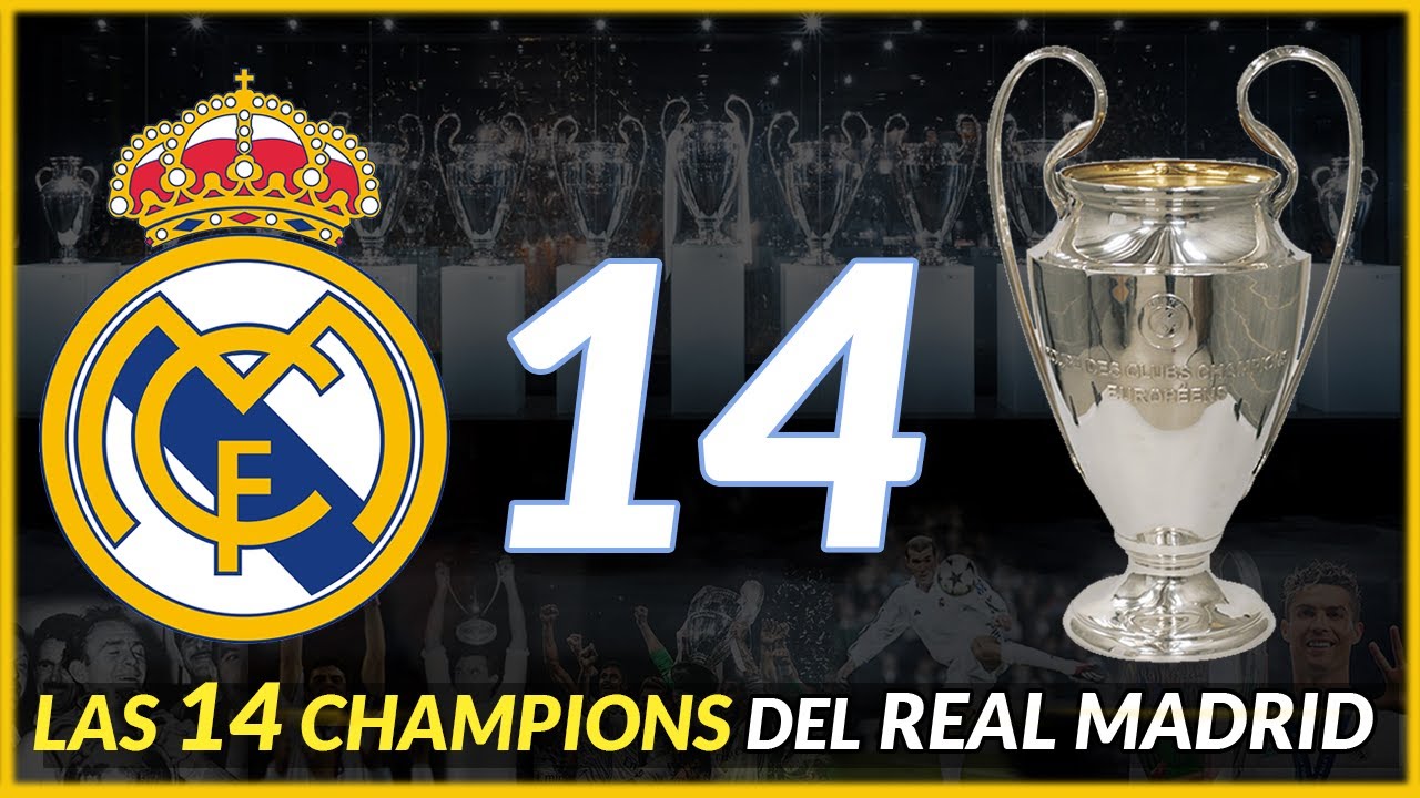 Las 13 CHAMPIONS del REAL MADRID 🏆👑 La Leyenda del Rey de la Copa de  Europa - YouTube