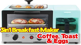Elite Gourmet Americana 3 in 1 Multi function Breakfast Station
