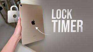 How to Put a Timer Lock on iPad (tutorial)