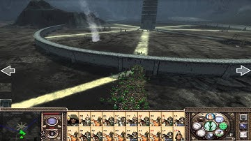 Total War: Third Age MOD: Rohan vs Saruman Battle (Siege of Isengard)