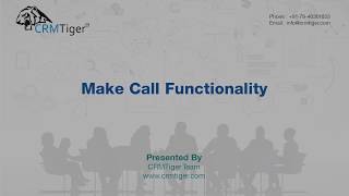 Make Call Functionality in CRMTiger App for vTiger