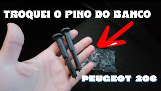 HOW TO REPLACE THE REAR SEAT PIN ON A CAR - #lifesafra #peugeot #peugeot206 #cars #citroen