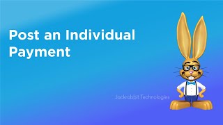 Post an Individual Payment