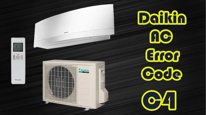 how to solve daikin air conditioner error code C4?