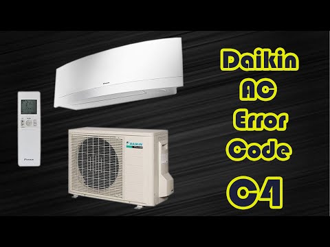how to solve daikin air conditioner error code C4?