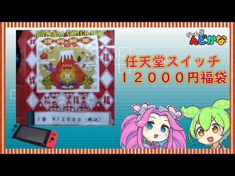 2024年ゲーム福袋開封 ニンテンドースイッチ　1万2千円福袋