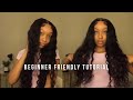 Beginner Friendly Tutorial; BEST loose deep wave wig install! ft. Celie Hair | Itsjava