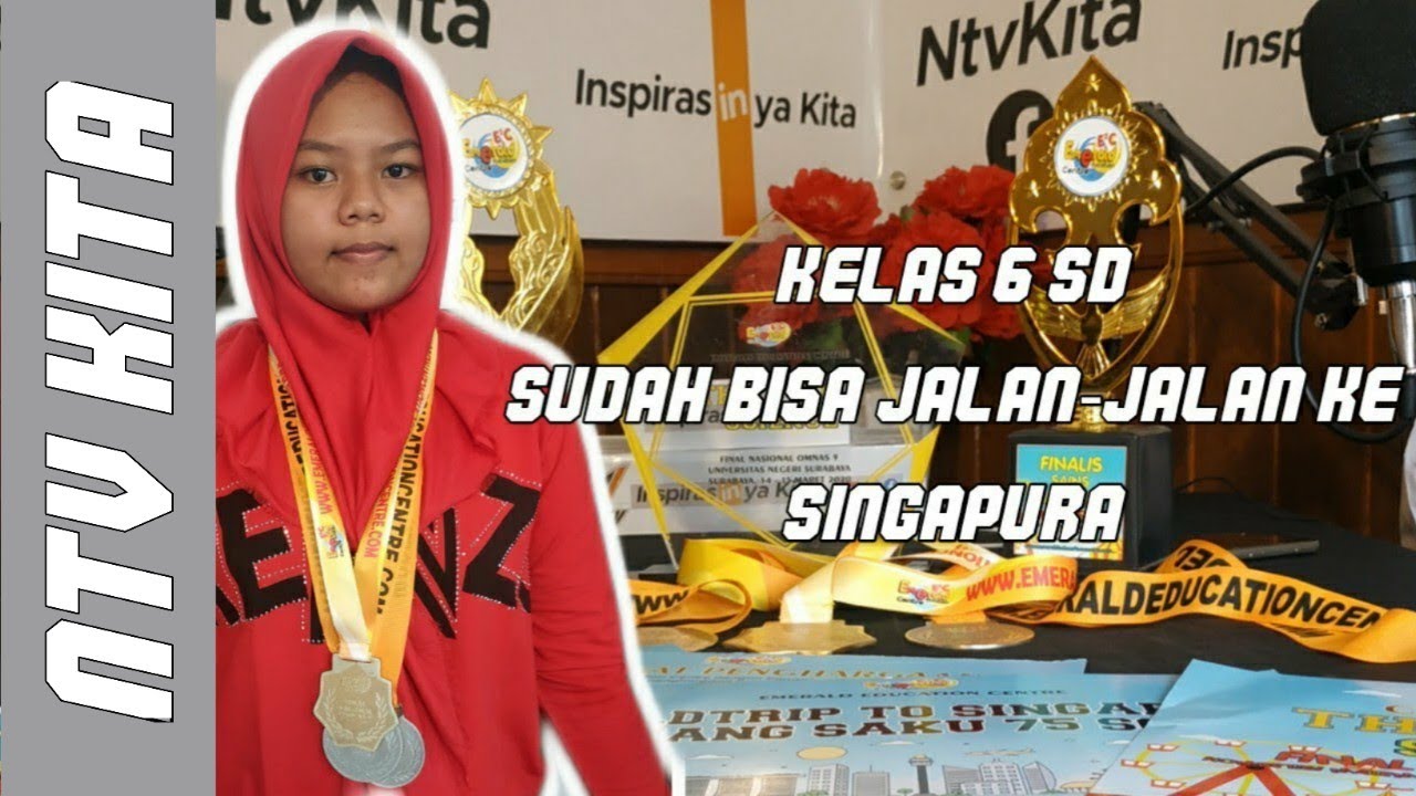Sobat Pelajar - Masih Sekolah Dasar Sudah Bisa Jalan-jalan ke SINGAPORE