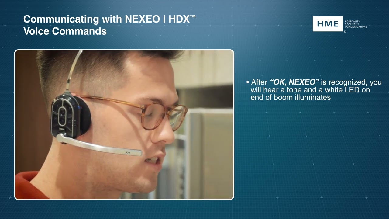 NEXEO Voice Commands