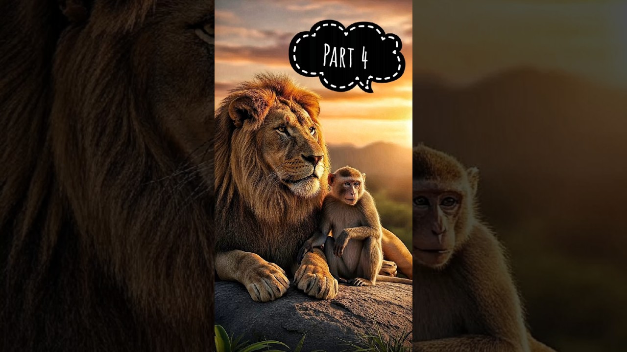 Sher Aur Bandar Ki Chalaki | Jungle Survival Story | Part 4