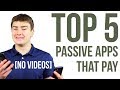 Top 5 Money Apps to Earn Doing Nothing (Passive) - January ...