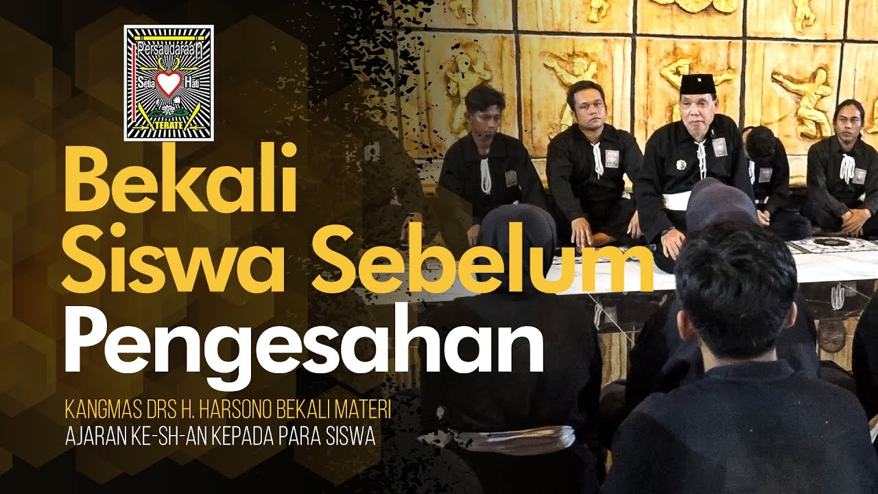 Kangmas Drs H. Harsono, M.M Bekali Ke-SH-an Kepada Para Siswa Calon Warga Baru 2025