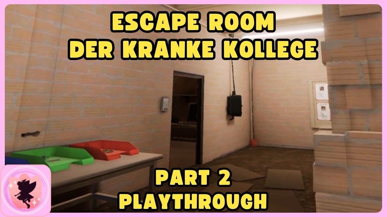 Escape Room - Der Kranke Kollege (Barbara’s Secret) - Puzzle Game - Part 2 Playthrough - YouTube