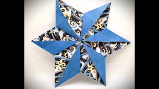 Sectacular Origami Six Point Star Timelapse 33 of 100